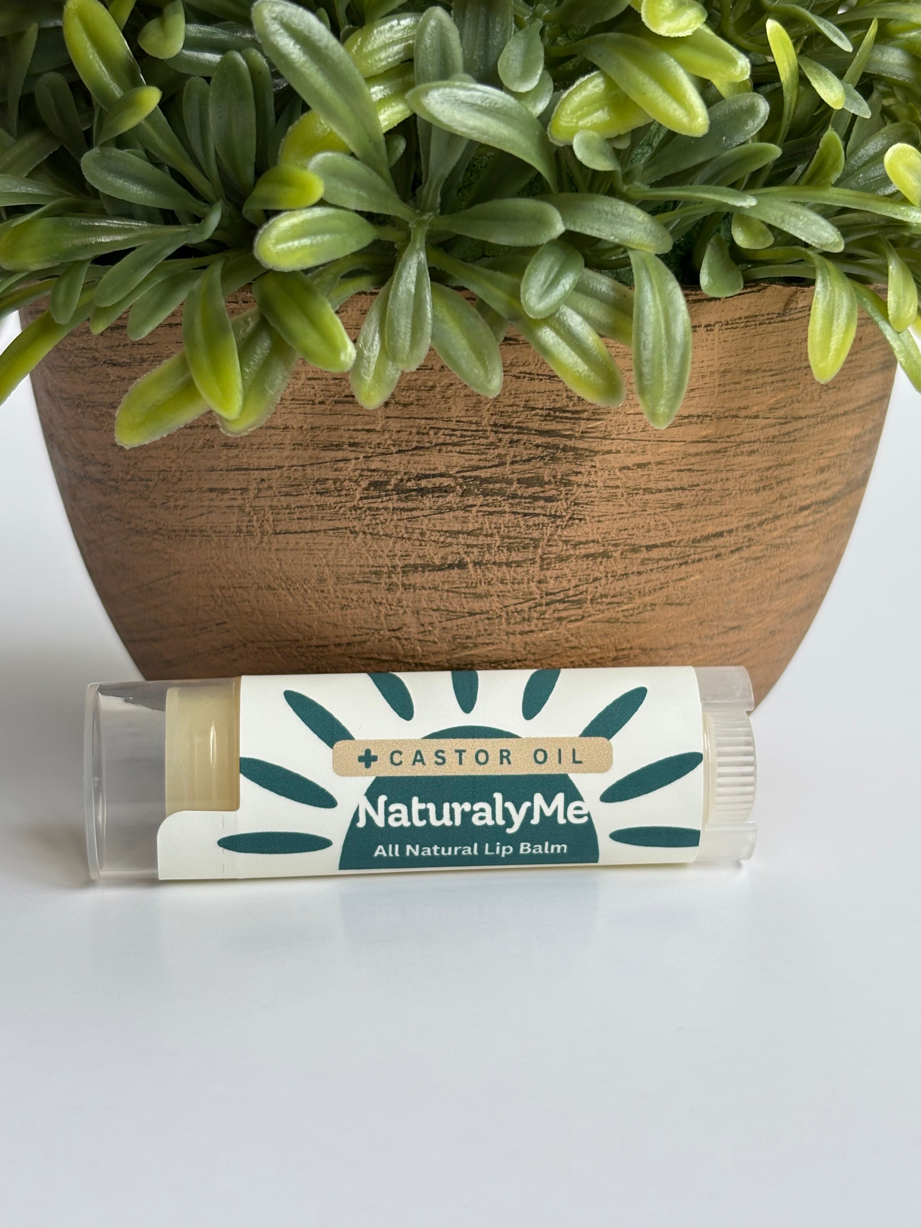 All Natural Lip Balm + Castor Oil