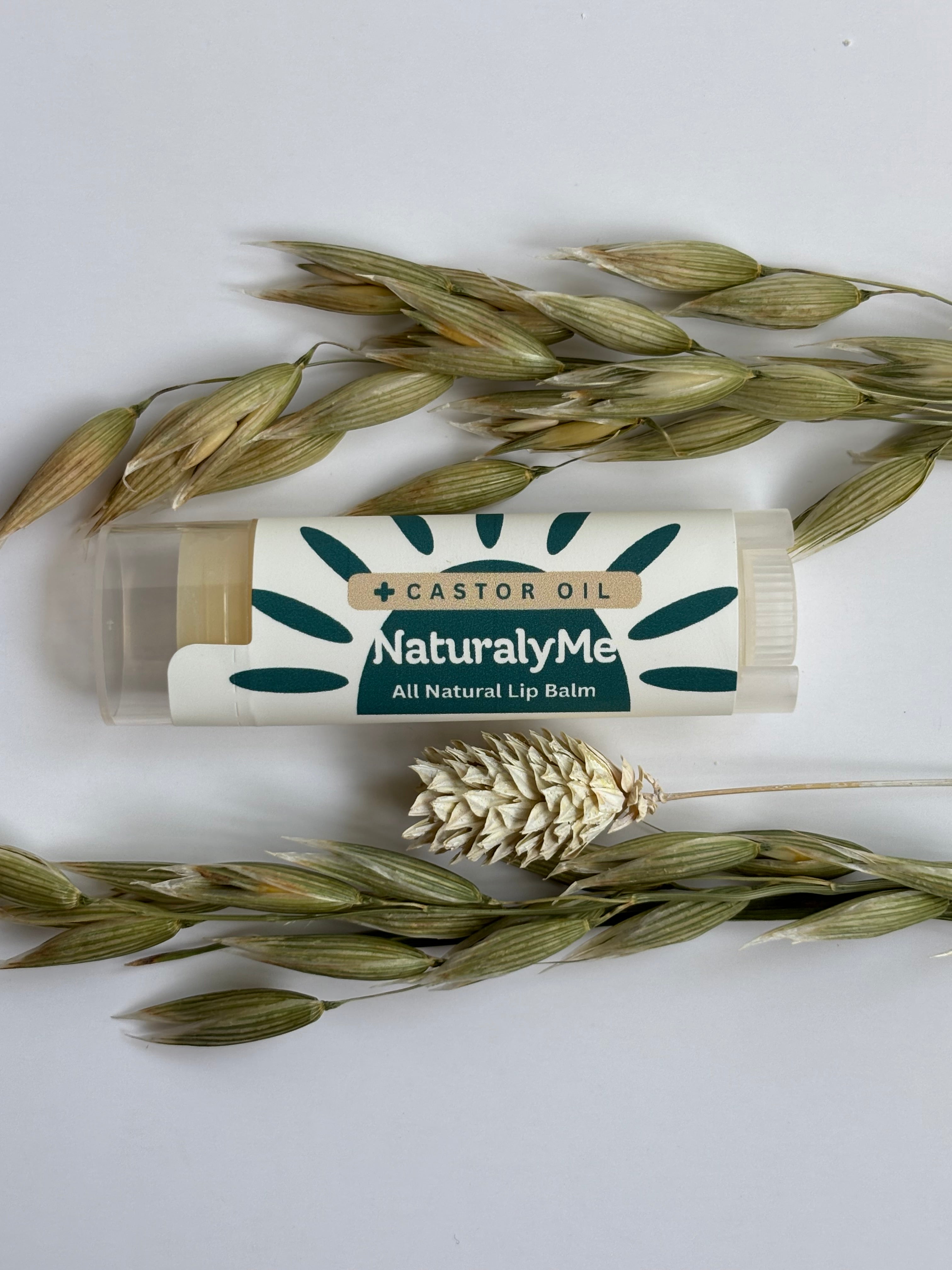 All Natural Lip Balm + Castor Oil